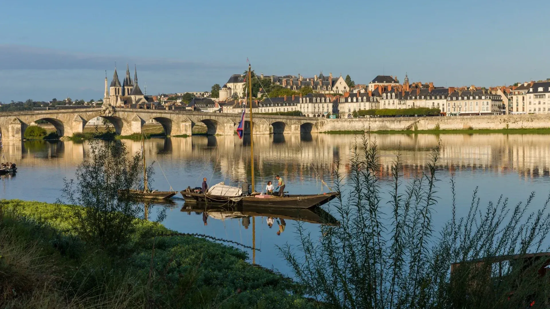 Le rive della Loira a Blois