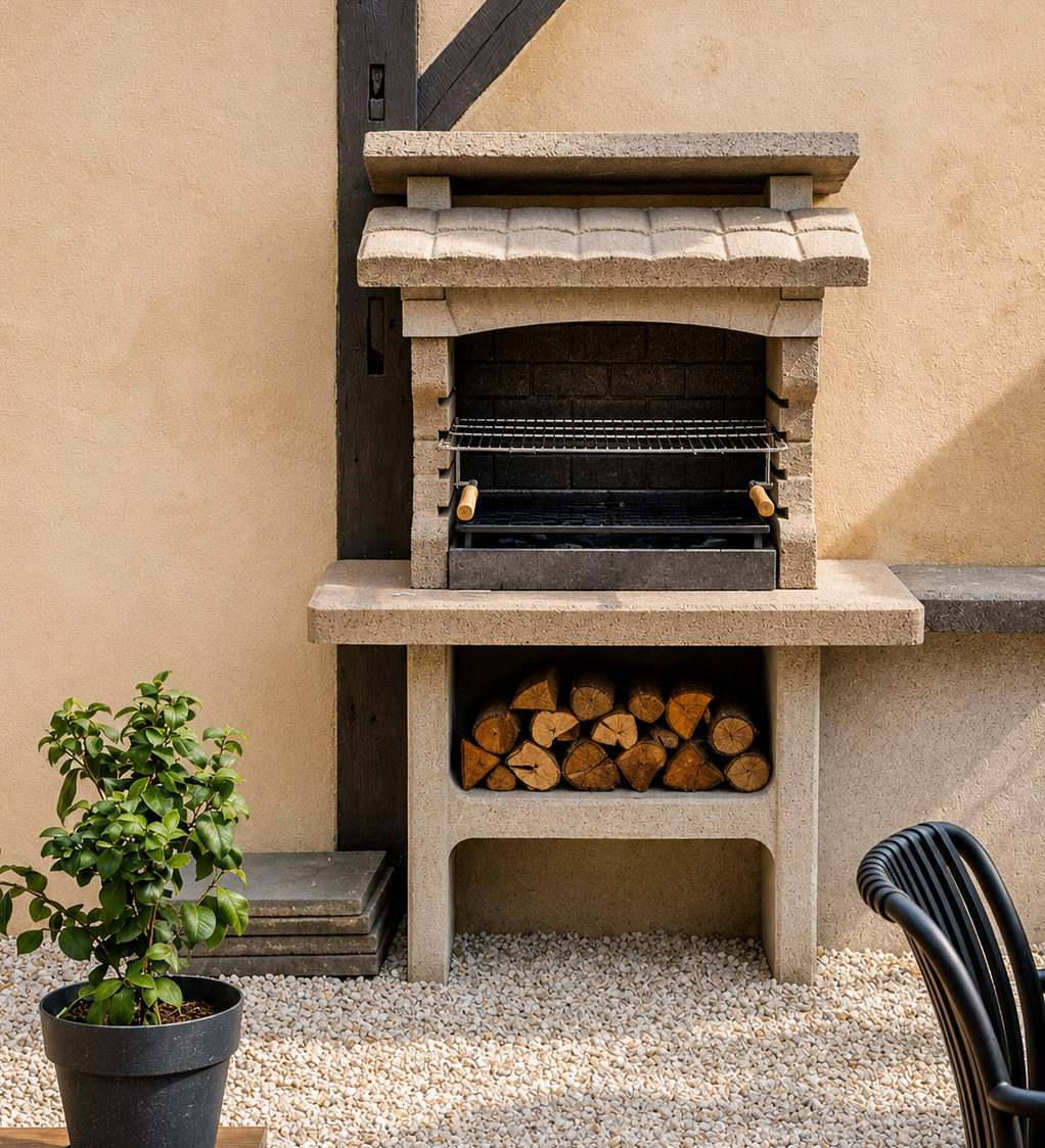 Grillecke der Terrasse von Maison L'Escale